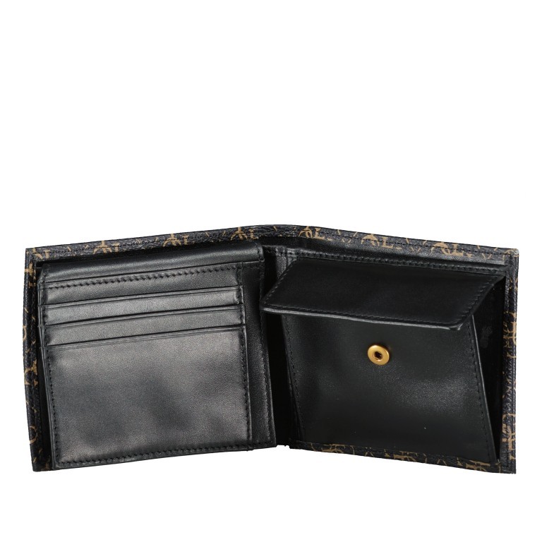 Geldbörse Vezzola Dark Black, Farbe: grau, Marke: Guess, EAN: 7621826494670, Abmessungen in cm: 12x9.5x2, Bild 4 von 5