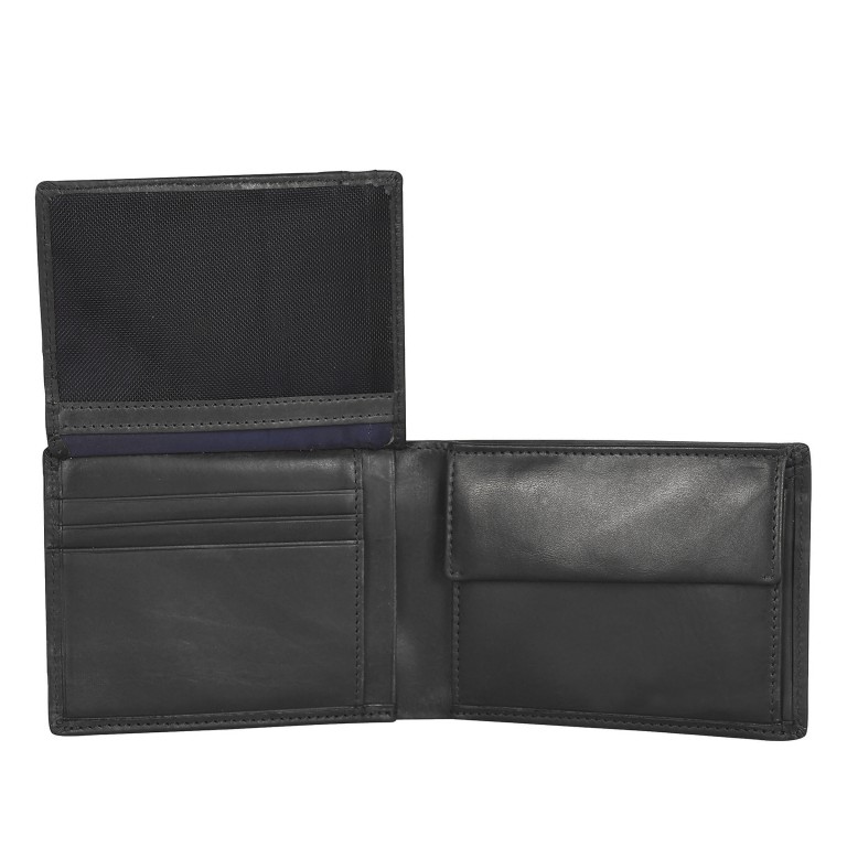 Geldbörse Birkheim Galbert mit RFID-Schutz, Farbe: schwarz, braun, Marke: Maitre, Abmessungen in cm: 12x9x2.5, Bild 5 von 6