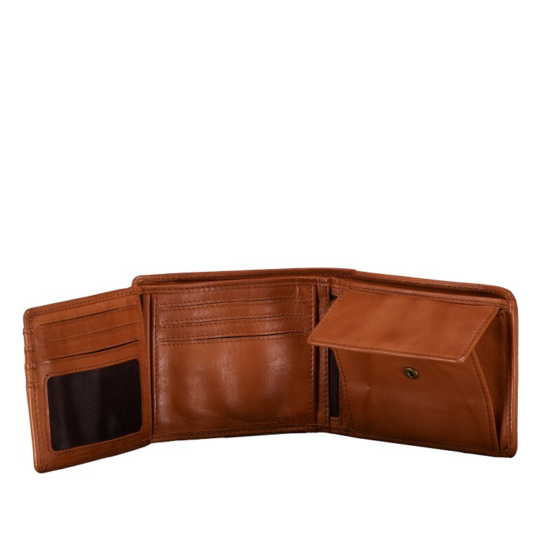 Geldbörse Anchor-Love Kairos SL-14530, Farbe: anthrazit, braun, cognac, Marke: Harbour 2nd, Abmessungen in cm: 12x9.5x2.5, Bild 4 von 4