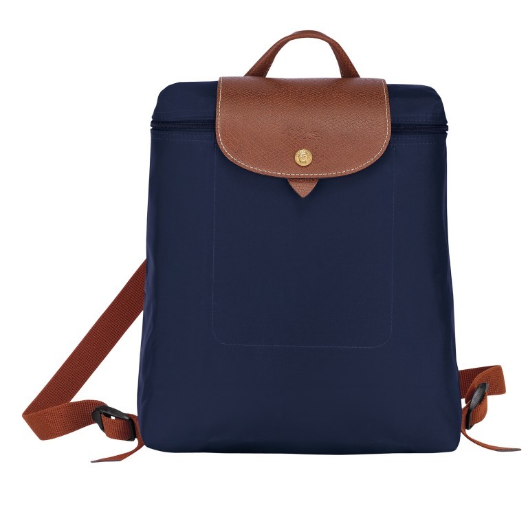 Rucksack Le Pliage Rucksack Dunkelblau, Farbe: blau/petrol, Marke: Longchamp, EAN: 3597922209361, Abmessungen in cm: 26x28x10, Bild 1 von 5