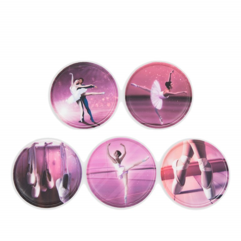 Klettie Set Ballerina, Farbe: flieder/lila, Marke: Ergobag, EAN: 4057081011964, Bild 1 von 1