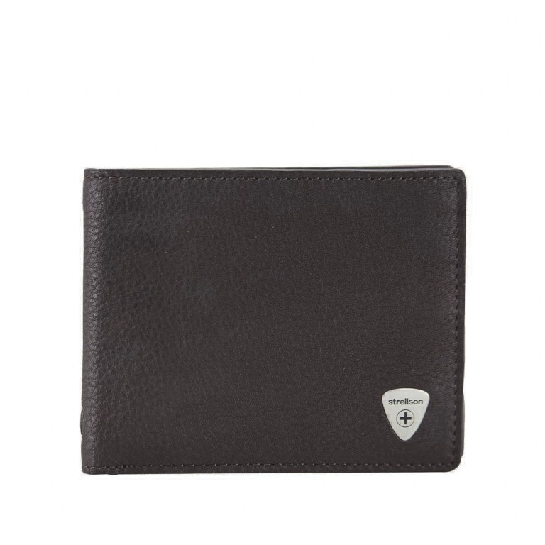 Geldbörse Harrison Billfold H8 Dark Brown, Farbe: braun, Marke: Strellson, EAN: 4053533015559, Abmessungen in cm: 12x9.5x2.5, Bild 1 von 2