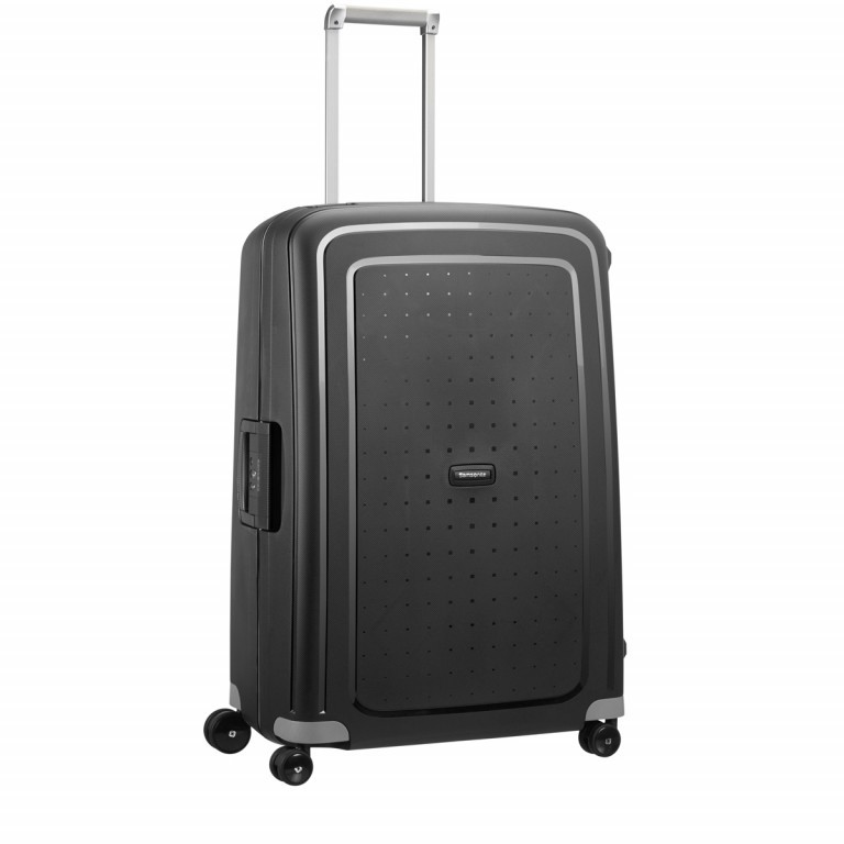 Koffer S´Cure Spinner 69 Black, Farbe: schwarz, Marke: Samsonite, EAN: 5414847326462, Abmessungen in cm: 49x69x29, Bild 2 von 6