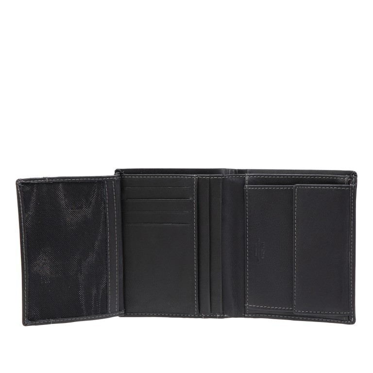 Geldbörse Tinello Humbert, Farbe: schwarz, braun, Marke: Maitre, Abmessungen in cm: 10x12.5x2.5, Bild 5 von 6