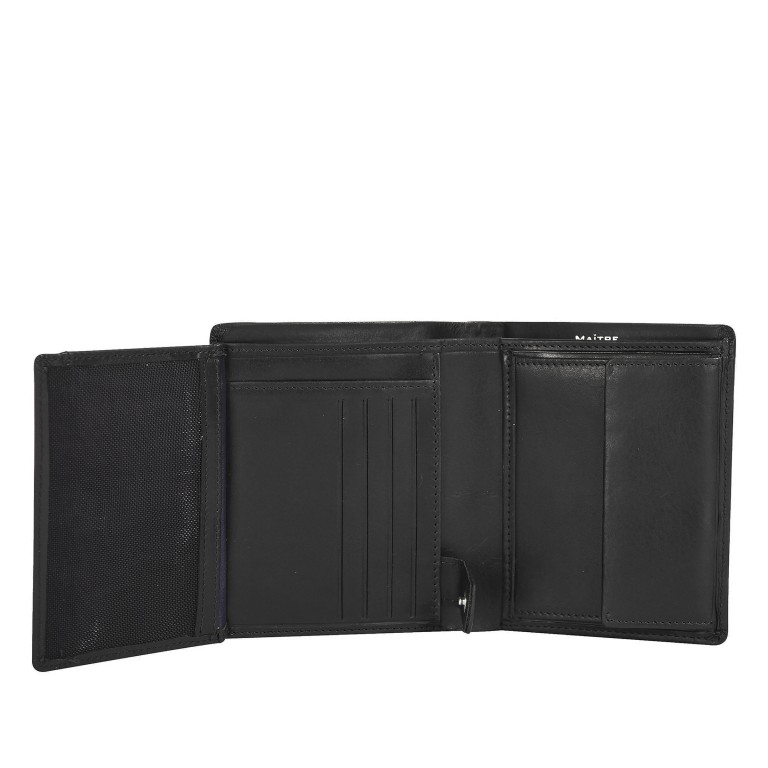 Geldbörse Birkheim Friedolf mit RFID-Schutz, Farbe: schwarz, braun, Marke: Maitre, Abmessungen in cm: 10x12x2.5, Bild 5 von 6