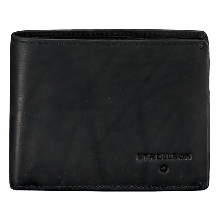 Geldbörse Stratford Wade MH8, Farbe: schwarz, braun, Marke: Strellson, Abmessungen in cm: 12x9.5x2.5, Bild 1 von 4