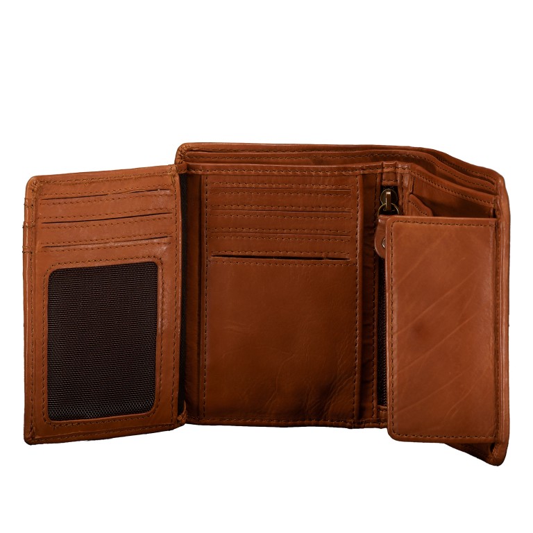 Geldbörse Anchor-Love Magnus SL-14528, Farbe: anthrazit, braun, cognac, Marke: Harbour 2nd, Abmessungen in cm: 9.5x12x2.5, Bild 5 von 5