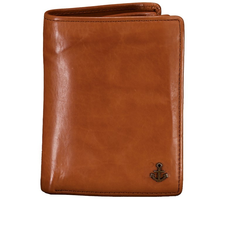 Geldbörse Anchor-Love Tarquin SL-14529, Farbe: anthrazit, braun, cognac, Marke: Harbour 2nd, Abmessungen in cm: 9.7x13x3.3, Bild 1 von 5