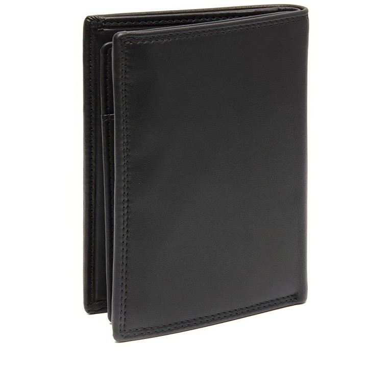 Geldbörse Soft Nappa Series Hanson mit RFID-Schutz, Farbe: schwarz, braun, Marke: The Chesterfield Brand, Abmessungen in cm: 9.5x13x2, Bild 3 von 6