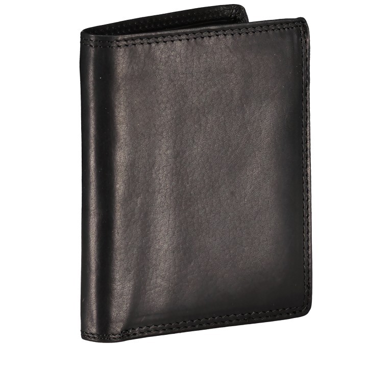Geldbörse Nature, Farbe: schwarz, braun, Marke: Hausfelder Manufaktur, Abmessungen in cm: 10.2x12.2x2, Bild 2 von 5