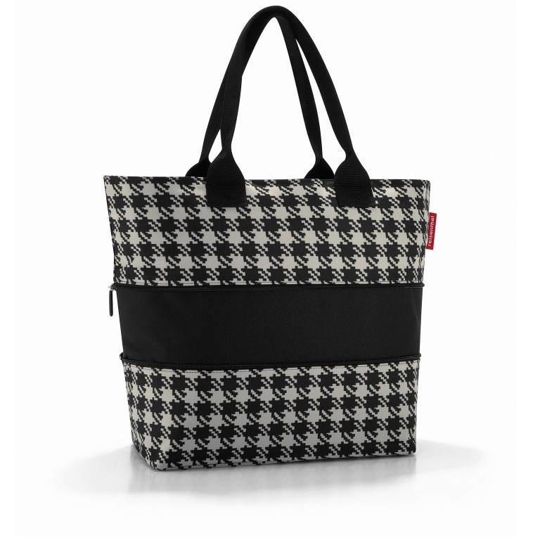 Shopper E1 erweiterbar Fifties, Farbe: weiß, Marke: Reisenthel, EAN: 4012013566905, Abmessungen in cm: 50x26.5x15.5, Bild 2 von 3