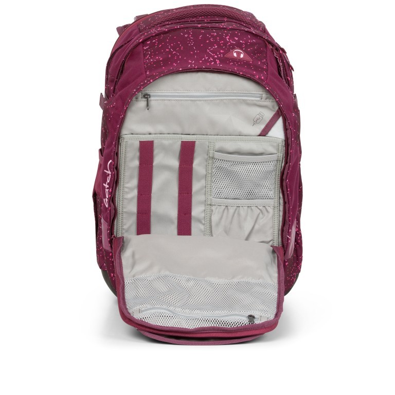 Rucksack Pack Flieder Karo Berry Carry, Farbe: flieder/lila, Marke: Satch, EAN: 4057081023622, Abmessungen in cm: 30x45x22, Bild 12 von 17