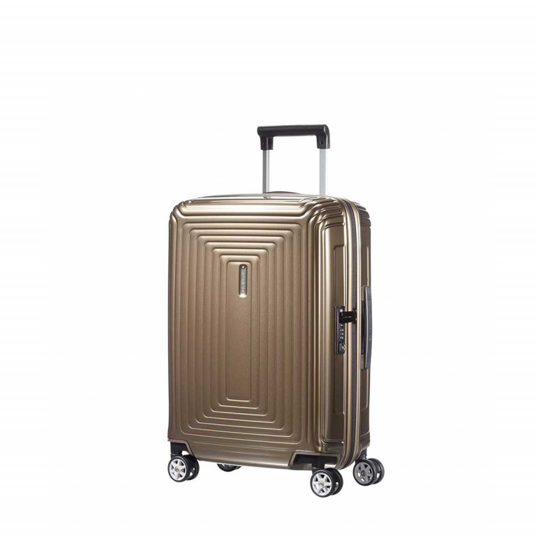 Koffer neopulse Spinner 55 Metallic Sand, Farbe: braun, Marke: Samsonite, EAN: 5414847565663, Abmessungen in cm: 40x55x20, Bild 1 von 2