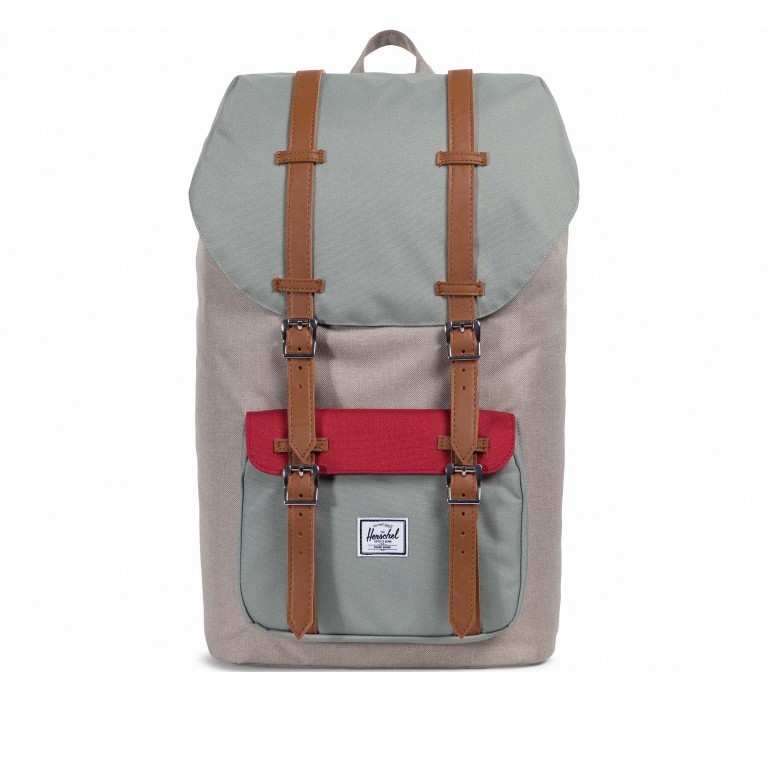 Rucksack Little America Volumen 23 Liter Camouflage, Farbe: taupe/khaki, Marke: Herschel, EAN: 0828432171873, Abmessungen in cm: 28x50x17, Bild 1 von 4