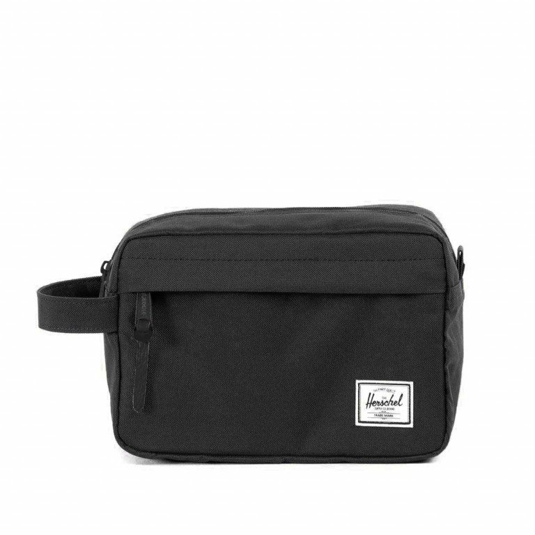 Kulturtasche Chapter Black, Farbe: schwarz, Marke: Herschel, EAN: 0828432007400, Abmessungen in cm: 23x15x11, Bild 1 von 3