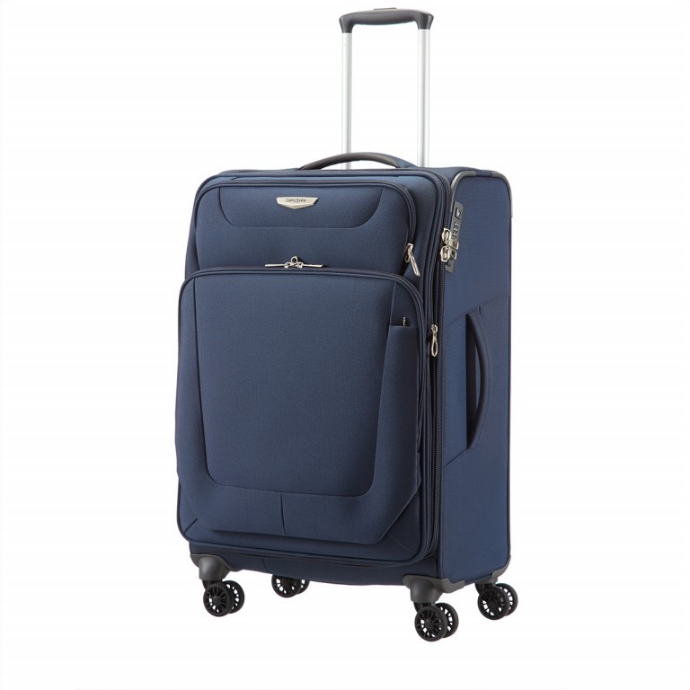 Koffer spark Spinner 67 erweiterbar Dark Blue, Farbe: blau/petrol, Marke: Samsonite, Abmessungen in cm: 43x67x28, Bild 1 von 1