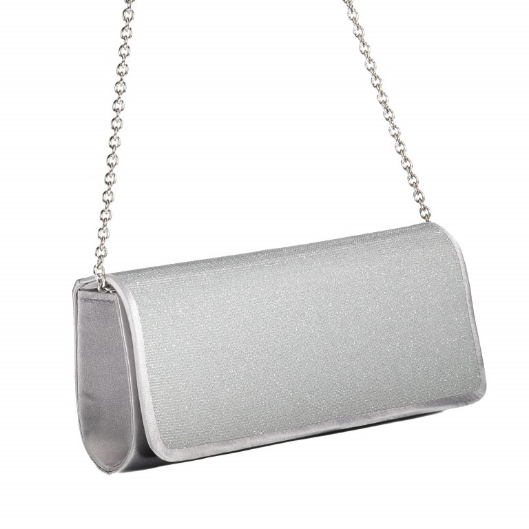 Umhängetasche / Clutch Plata, Farbe: grau, metallic, Marke: Menbur, Abmessungen in cm: 25x10x4.5, Bild 2 von 5