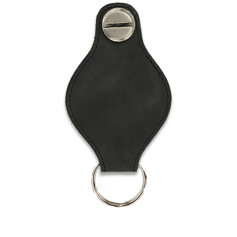 Schlüsselanhänger Lusso AirTag Key Holder, Farbe: schwarz, braun, cognac, Marke: Garzini, Abmessungen in cm: 5x8.5x2, Bild 4 von 5