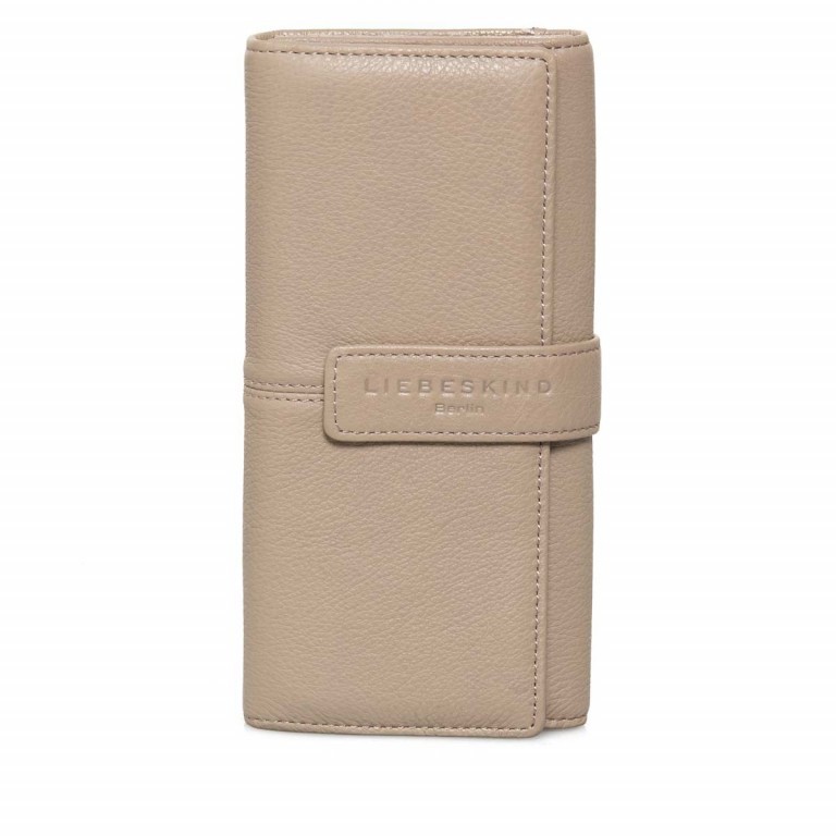 Geldbörse Vintage Leonie Wallet Stone, Farbe: taupe/khaki, Marke: Liebeskind Berlin, EAN: 4051436837742, Abmessungen in cm: 19x9.5x3.5, Bild 1 von 4