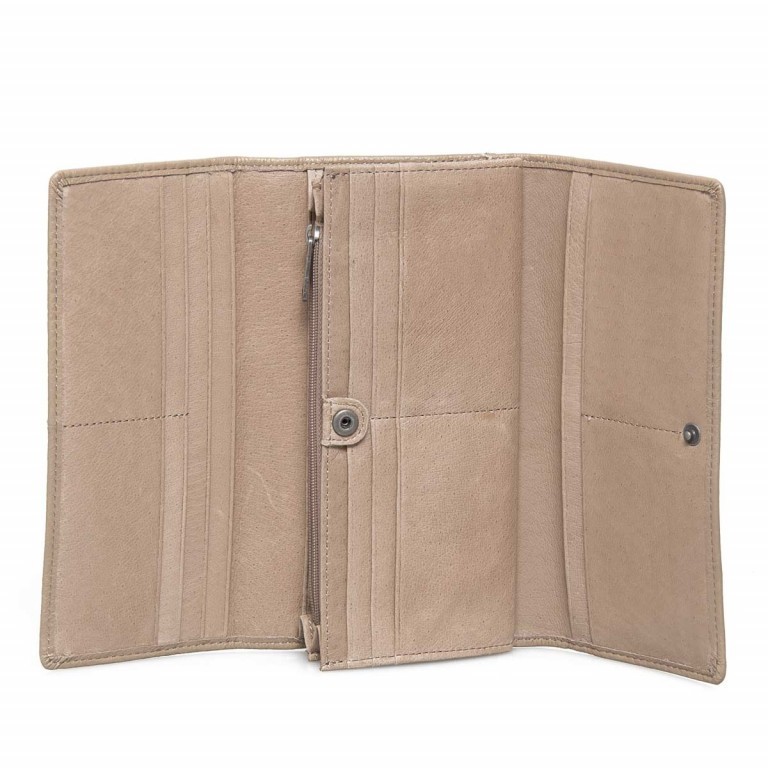 Geldbörse Vintage Leonie Wallet Stone, Farbe: taupe/khaki, Marke: Liebeskind Berlin, EAN: 4051436837742, Abmessungen in cm: 19x9.5x3.5, Bild 3 von 4