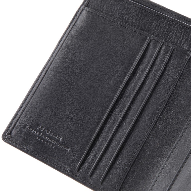 Brieftasche F3 Aribert passend für Impfpass Schwarz, Farbe: schwarz, Marke: Maitre, EAN: 4053533584161, Abmessungen in cm: 9.5x12.5x1.5, Bild 6 von 6