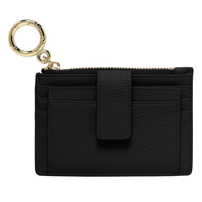 Karten-/Ausweisetui Zita, Farbe: schwarz, grau, blau/petrol, cognac, taupe/khaki, grün/oliv, rot/weinrot, rosa/pink, orange, beige, Marke: AIGNER, Abmessungen in cm: 12x8.5x2, Bild 2 von 3