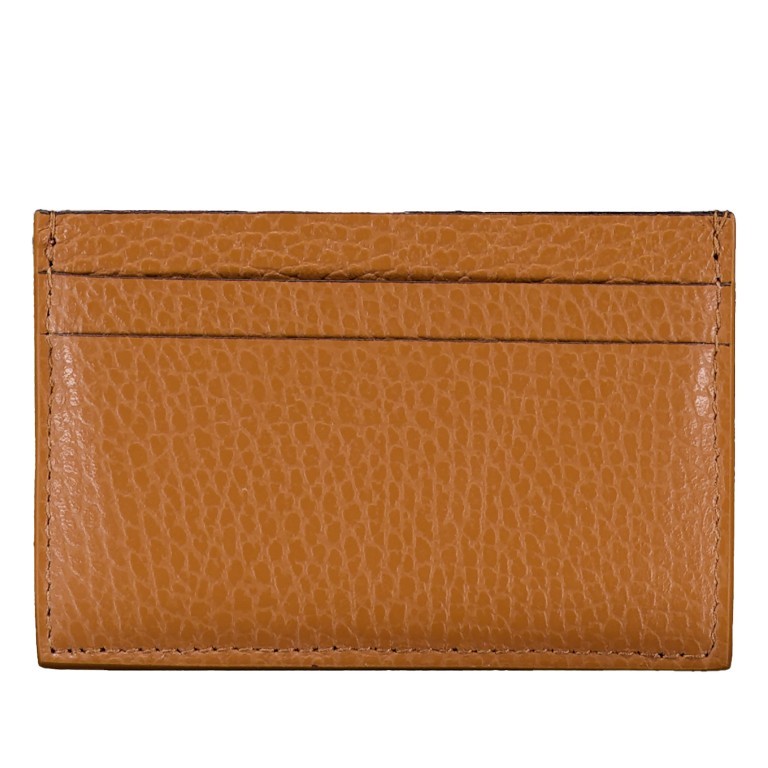 Karten-/Ausweisetui Dollaro, Farbe: schwarz, blau/petrol, cognac, taupe/khaki, rosa/pink, beige, weiß, Marke: Hausfelder Manufaktur, Abmessungen in cm: 10.3x6.7x0.3, Bild 1 von 3