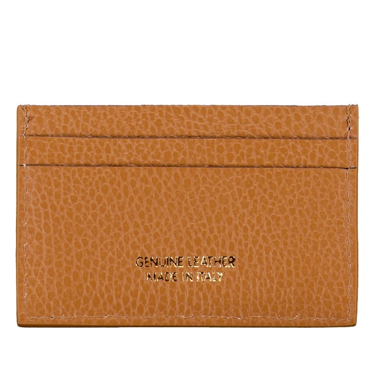Karten-/Ausweisetui Dollaro, Farbe: schwarz, blau/petrol, cognac, taupe/khaki, rosa/pink, beige, weiß, Marke: Hausfelder Manufaktur, Abmessungen in cm: 10.3x6.7x0.3, Bild 3 von 3