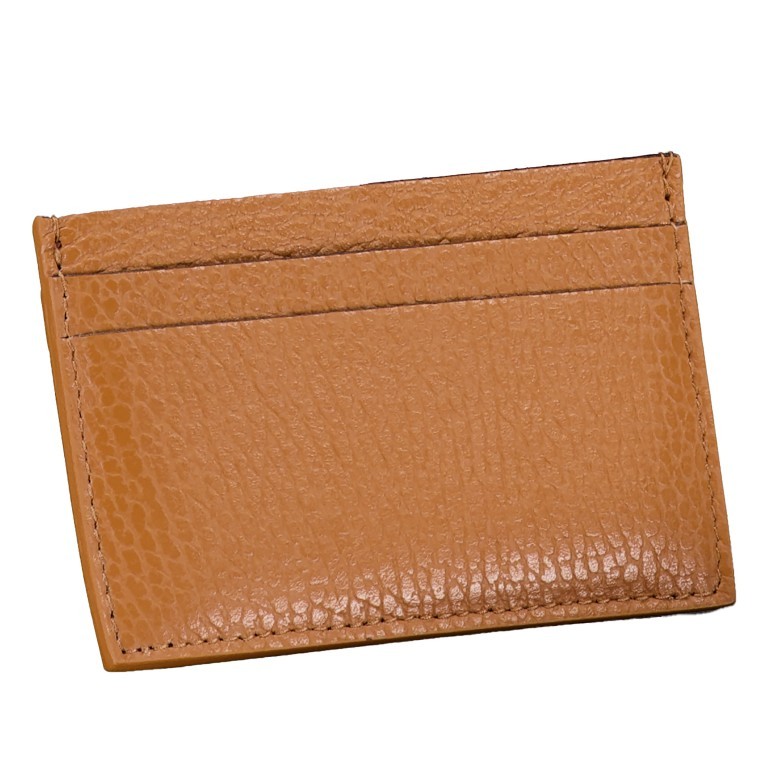 Karten-/Ausweisetui Dollaro, Farbe: schwarz, blau/petrol, cognac, taupe/khaki, rosa/pink, beige, weiß, Marke: Hausfelder Manufaktur, Abmessungen in cm: 10.3x6.7x0.3, Bild 2 von 3