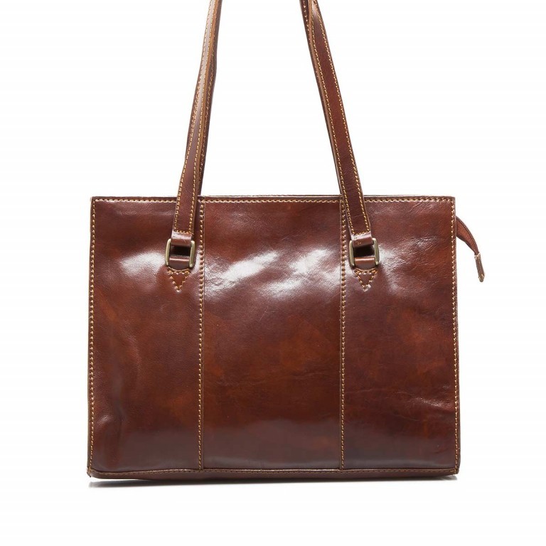 Shopper Größe L Cognac, Farbe: cognac, Marke: Assima, Abmessungen in cm: 36x27x11, Bild 1 von 3