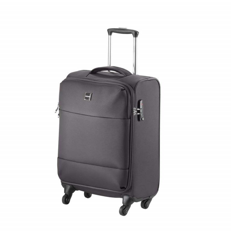Koffer Softair Größe 57 cm Grau, Farbe: anthrazit, Marke: Assima, Abmessungen in cm: 38x57x23, Bild 2 von 5