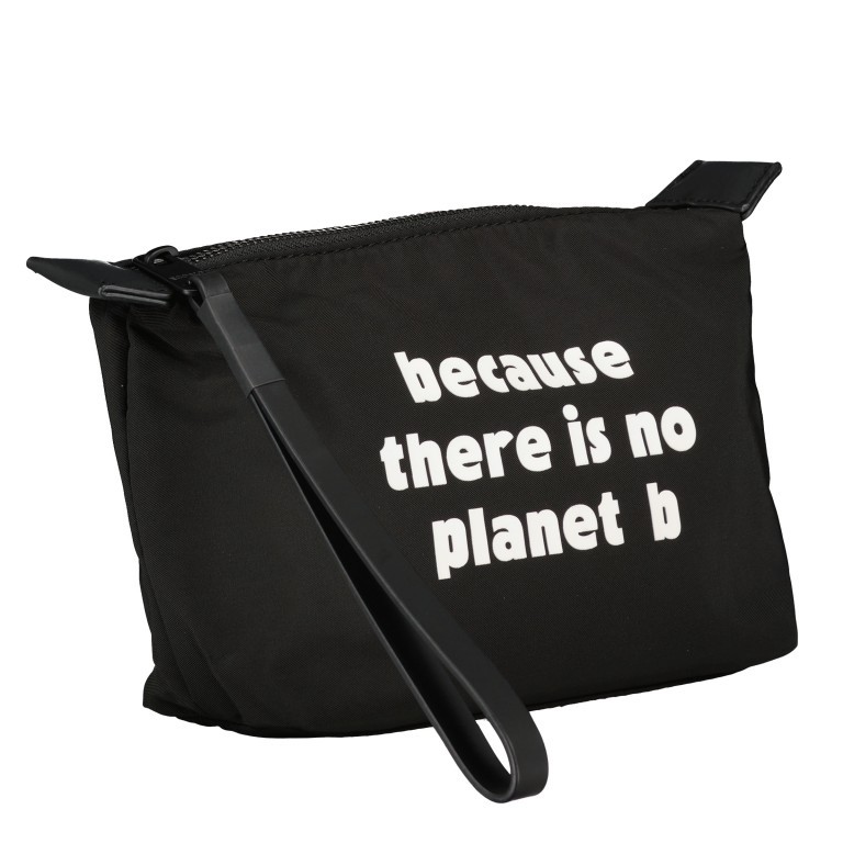 Kosmetiktasche LupitAlf Vanity Case with Message Black, Farbe: schwarz, Marke: Ecoalf, EAN: 8445336244704, Abmessungen in cm: 18x13x6.5, Bild 2 von 5