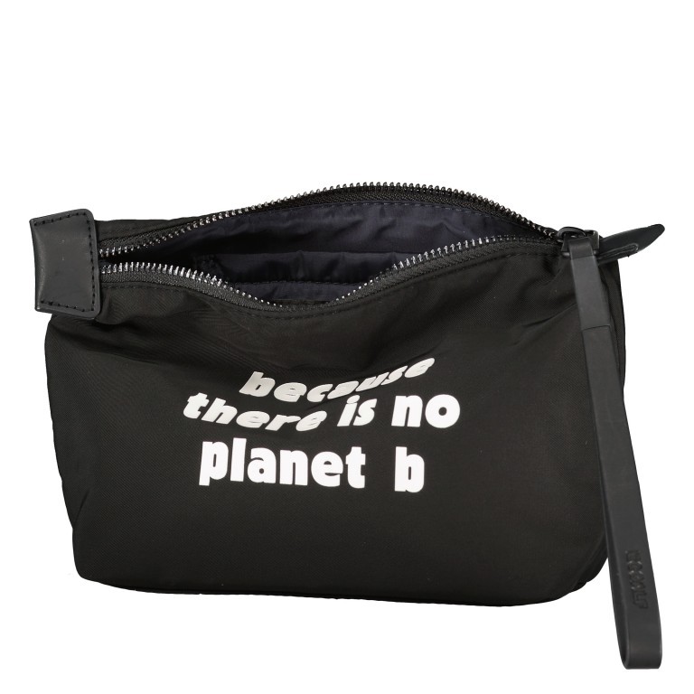 Kosmetiktasche LupitAlf Vanity Case with Message Black, Farbe: schwarz, Marke: Ecoalf, EAN: 8445336244704, Abmessungen in cm: 18x13x6.5, Bild 5 von 5