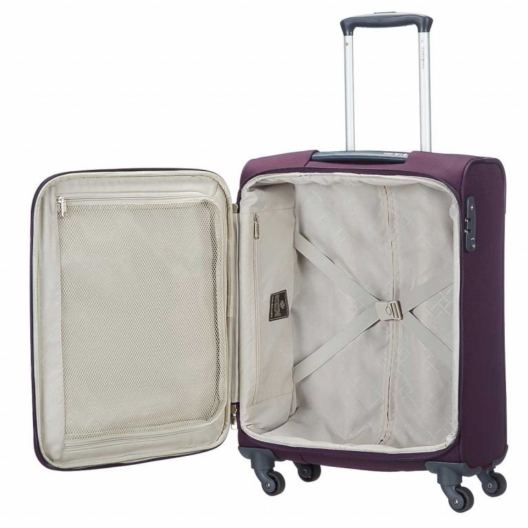 Koffer basehits Spinner 55 Purple, Farbe: flieder/lila, Marke: Samsonite, Abmessungen in cm: 40x55x20, Bild 2 von 6