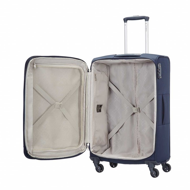 Koffer basehits Spinner 77 erweiterbar Navy Blue, Farbe: blau/petrol, Marke: Samsonite, Bild 2 von 5