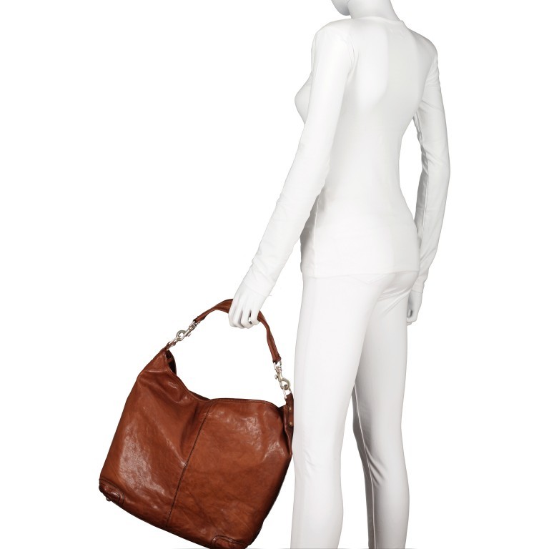 Beuteltasche 0130-X0001 Leder 48cm Vinaccia, Farbe: rot/weinrot, Marke: Campomaggi, EAN: 8054302148504, Bild 5 von 11