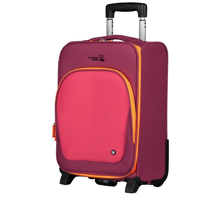 Koffer KT2 für Kinder Pink, Farbe: rosa/pink, Marke: Franky, EAN: 4251672723315, Abmessungen in cm: 31x46x19, Bild 2 von 9