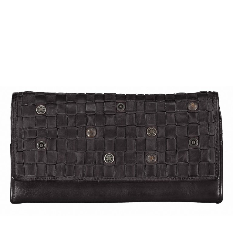 Geldbörse Soft-Weaving Adriane B3.9857 Dark Ash, Farbe: anthrazit, Marke: Harbour 2nd, EAN: 4046478021204, Abmessungen in cm: 18x10x3.5, Bild 1 von 4