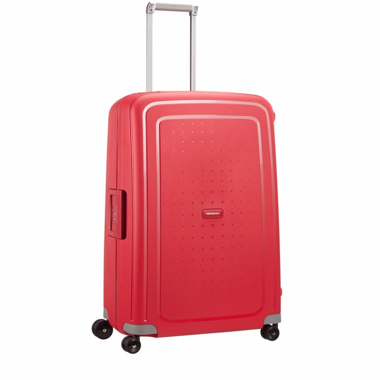 Koffer S´Cure Spinner 75 Crimson Red, Farbe: rot/weinrot, Marke: Samsonite, EAN: 5414847326547, Abmessungen in cm: 52x75x31, Bild 2 von 5