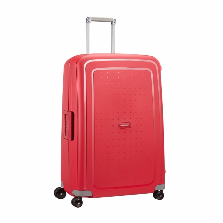 Koffer S´Cure Spinner 69 Crimson Red, Farbe: rot/weinrot, Marke: Samsonite, EAN: 5414847326479, Abmessungen in cm: 49x69x29, Bild 1 von 6