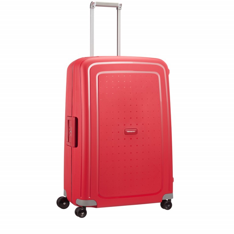 Koffer S´Cure Spinner 69 Crimson Red, Farbe: rot/weinrot, Marke: Samsonite, EAN: 5414847326479, Abmessungen in cm: 49x69x29, Bild 2 von 6