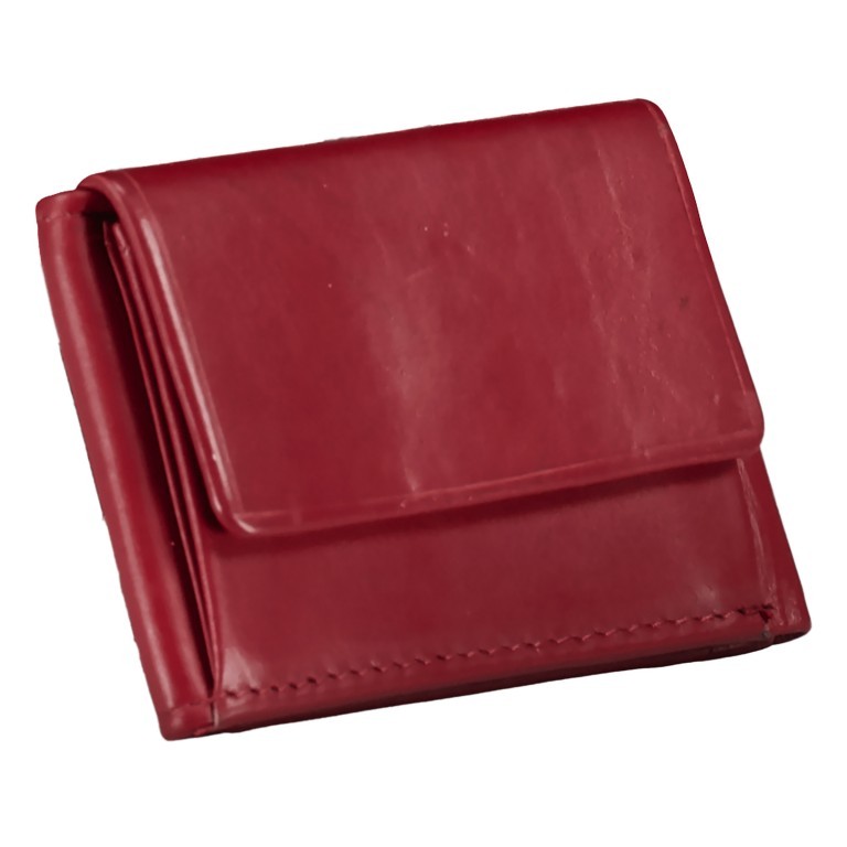 Geldbörse Elegance Rot, Farbe: rot/weinrot, Marke: Hausfelder Manufaktur, EAN: 4039584003691, Abmessungen in cm: 8.4x5.5x1.5, Bild 2 von 4