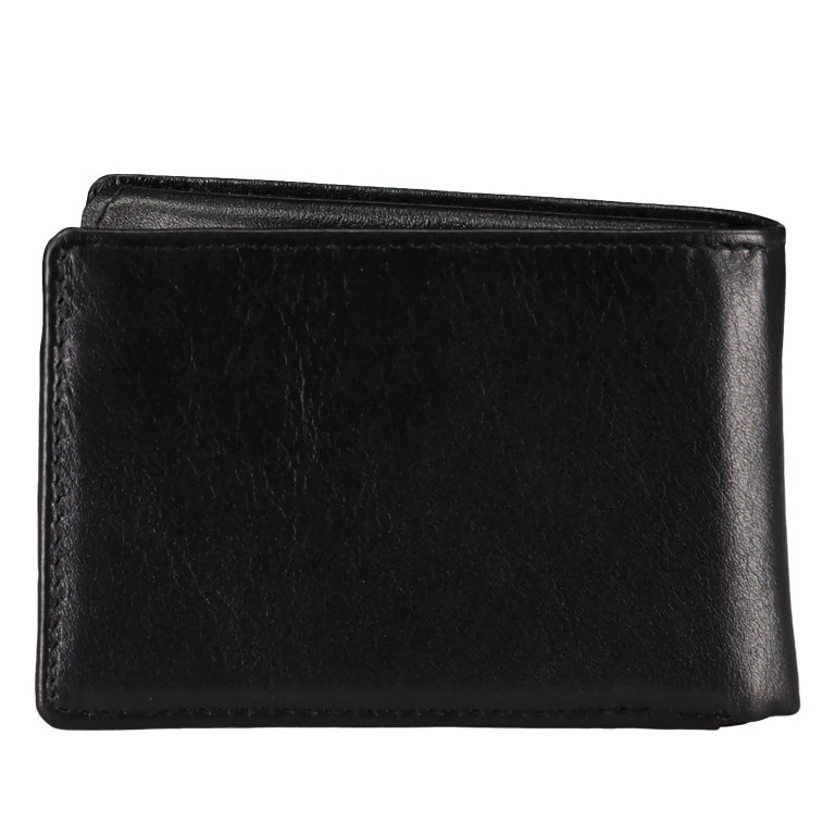 Geldbörse Elegance Schwarz, Farbe: schwarz, Marke: Hausfelder Manufaktur, EAN: 4039584250019, Abmessungen in cm: 10x6.5x2, Bild 3 von 5