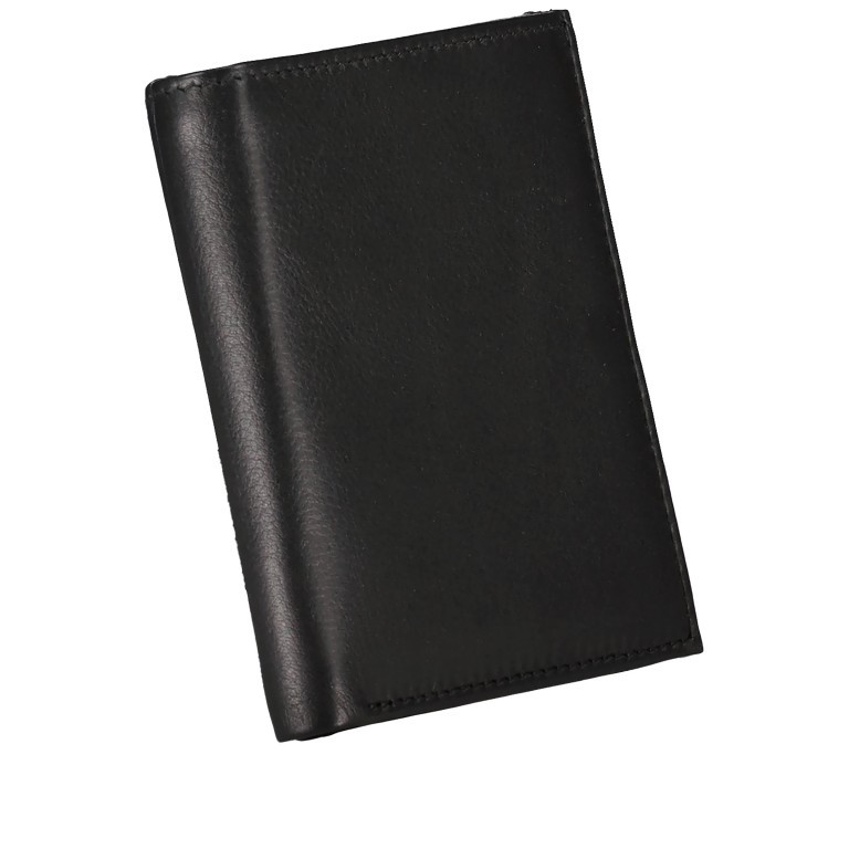 Kastenbörse Elegance Schwarz, Farbe: schwarz, Marke: Hausfelder Manufaktur, EAN: 4039584250064, Abmessungen in cm: 10x9x2, Bild 2 von 5