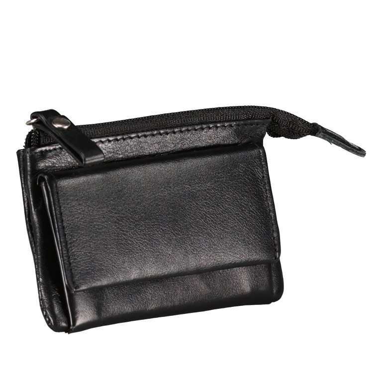 Schlüsseletui Unico Schwarz, Farbe: schwarz, Marke: Hausfelder Manufaktur, EAN: 4039584250538, Abmessungen in cm: 10.6x7x1.2, Bild 2 von 4