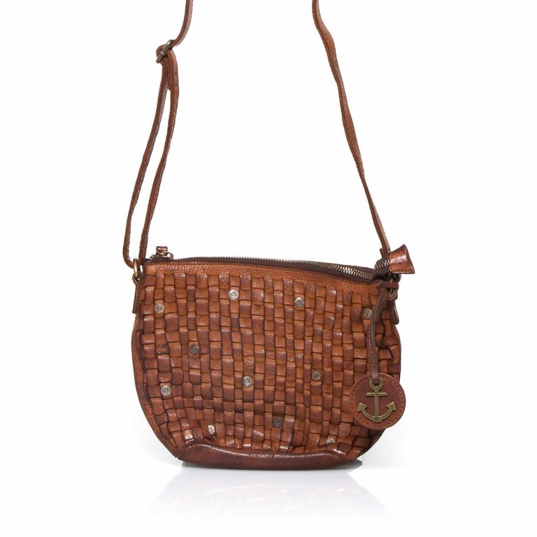 Beuteltasche Soft-Weaving Hansine B3.4820 Charming Cognac, Farbe: cognac, Marke: Harbour 2nd, EAN: 4046478019775, Abmessungen in cm: 23x18x5, Bild 1 von 2