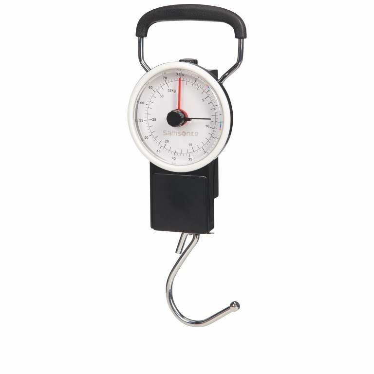 Kofferwaage Luggage Accessories Manual Scale Black, Farbe: schwarz, Marke: Samsonite, EAN: 5414847953439, Bild 1 von 1