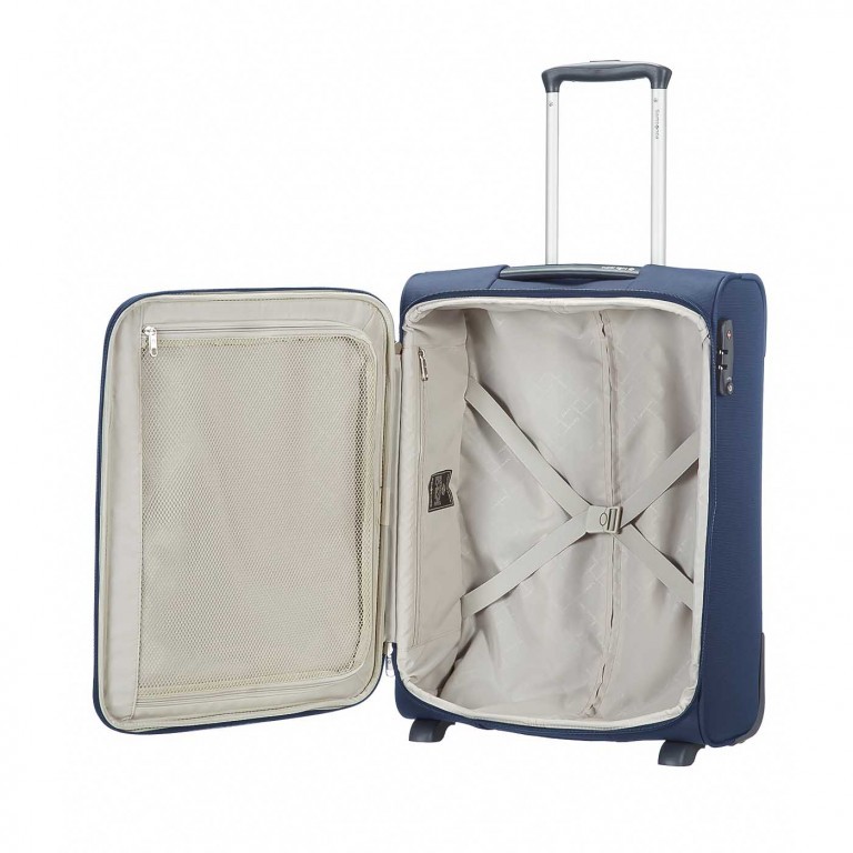 Koffer basehits Upright 50 Blue, Farbe: blau/petrol, Marke: Samsonite, Abmessungen in cm: 40x50x20, Bild 4 von 5