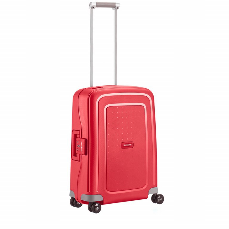 Koffer S´Cure Spinner 55 Crimson Red, Farbe: rot/weinrot, Marke: Samsonite, EAN: 5414847329937, Abmessungen in cm: 40x55x20, Bild 2 von 5