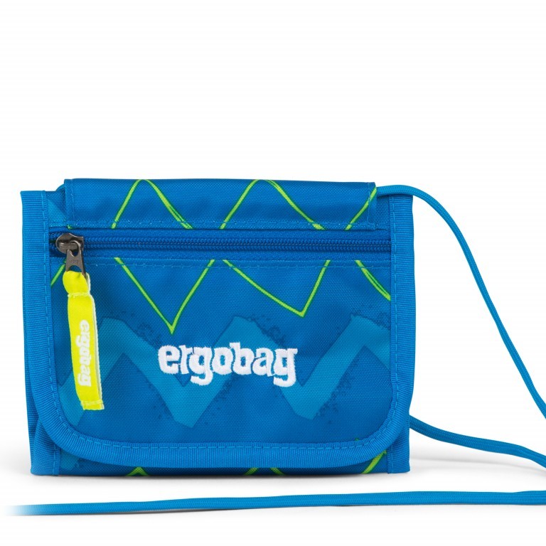 Brustbeutel LiBäro, Farbe: blau/petrol, Marke: Ergobag, EAN: 4057081022755, Abmessungen in cm: 14x10x1, Bild 1 von 4